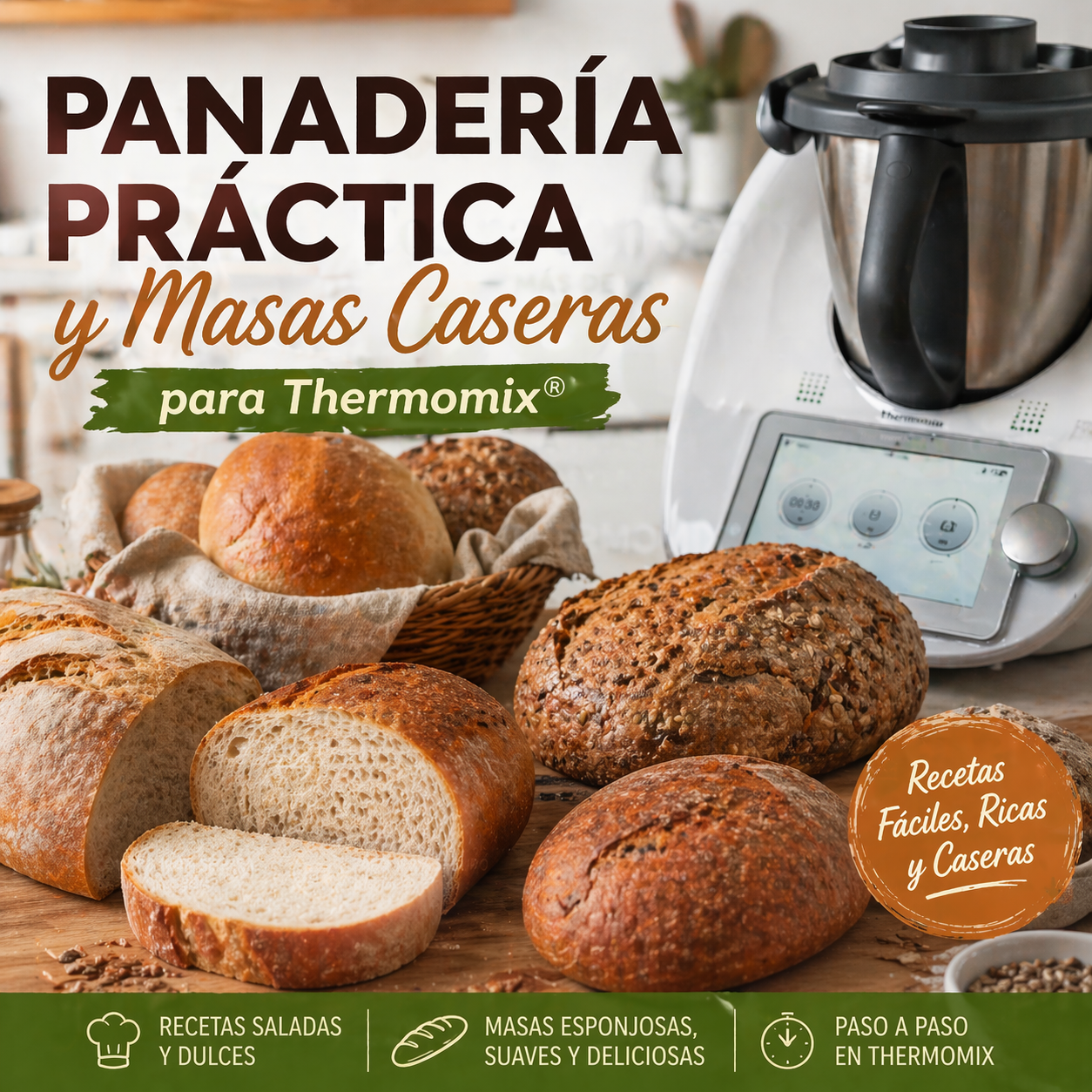 Panadería y Masas Prácticas con Thermomix
